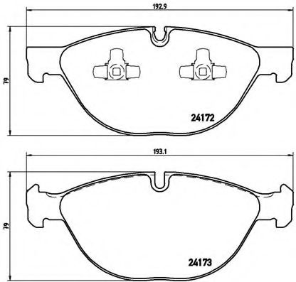 Гальмівні колодки дискові METELLI арт. P06058