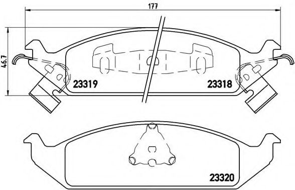 Гальмівні колодки дискові ABE арт. P11011