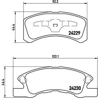 РљРѕРјРїР»РµРєС‚ РіР°Р»СЊРјС–РІРЅРёС… РєРѕР»РѕРґРѕРє Р· 4 С€С‚. РґРёСЃРєС–РІ JAPANPARTS арт. P16011