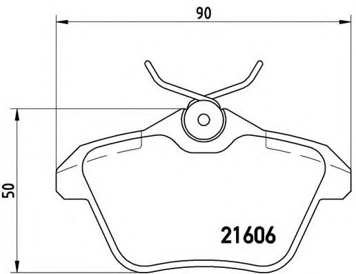 Гальмівні колодки дискові ABS арт. P23067