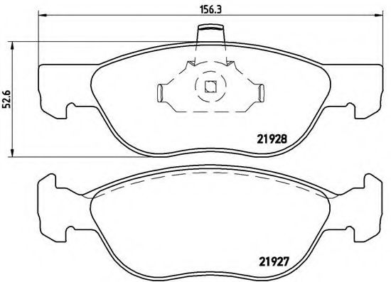 Гальмівні колодки дискові ABS арт. P23081