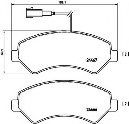 Гальмівні колодки дискові ROADHOUSE арт. P23136