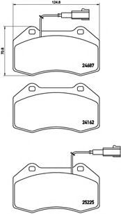 Гальмівні колодки дискові BOSCH арт. P23139