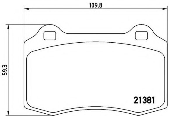 Гальмівні колодки дискові BOSCH арт. P24073