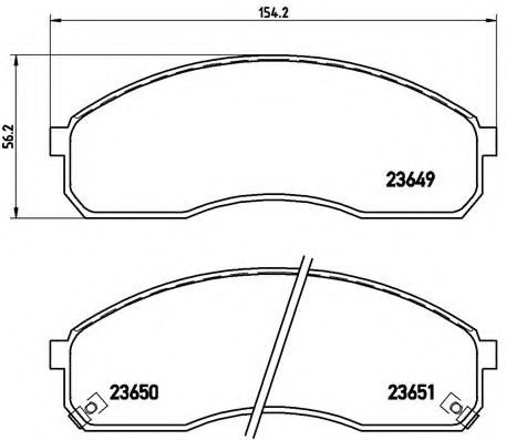 Гальмівні колодки дискові AUTOX арт. P30012