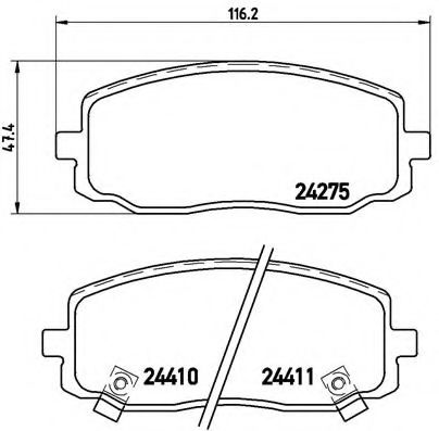 РљРѕРјРїР»РµРєС‚ РіР°Р»СЊРјС–РІРЅРёС… РєРѕР»РѕРґРѕРє Р· 4 С€С‚. РґРёСЃРєС–РІ BOSCH арт. P30032