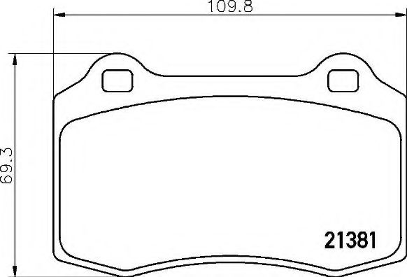 Гальмівні колодки дискові BOSCH арт. P36020