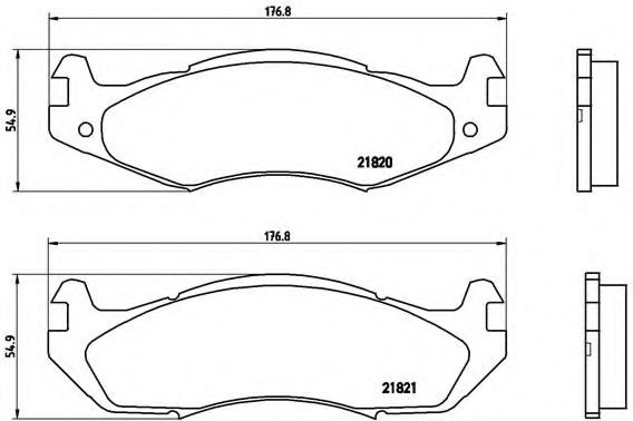 Гальмівні колодки дискові TEXTAR арт. P37001