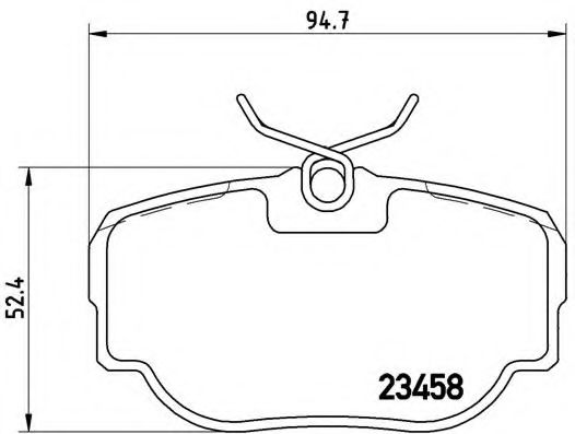 Гальмівні колодки дискові TRW арт. P44009