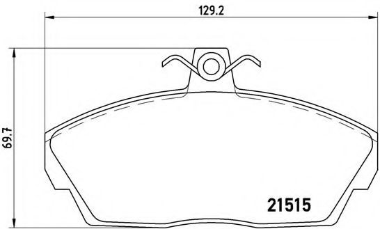 Гальмівні колодки дискові ABS арт. P44010