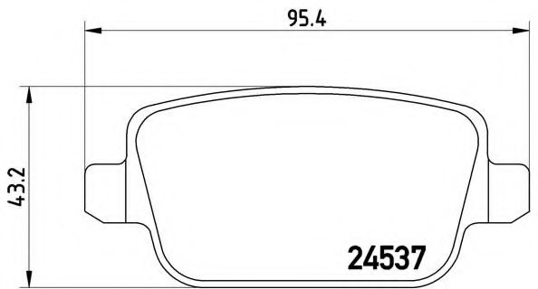 Гальмівні колодки дискові BOSCH арт. P44016