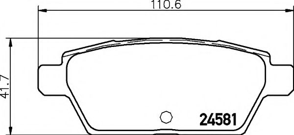 Гальмівні колодки дискові ABS арт. P49051