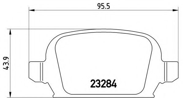 Гальмівні колодки дискові ABS арт. P59037