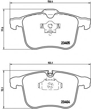 Гальмівні колодки дискові JAPANPARTS арт. P59049