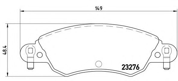 Гальмівні колодки дискові BOSCH арт. P61070