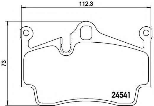 Гальмівні колодки дискові ABS арт. P65028