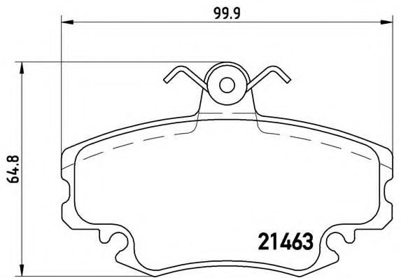 Гальмівні колодки дискові JURID арт. P68038