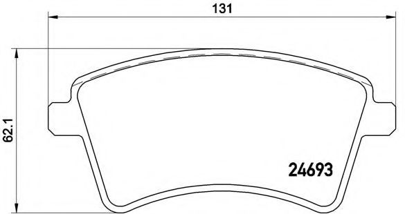 РљРѕРјРїР»РµРєС‚ РіР°Р»СЊРјС–РІРЅРёС… РєРѕР»РѕРґРѕРє Р· 4 С€С‚. РґРёСЃРєС–РІ RENAULT арт. P68044