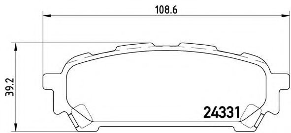 Гальмівні колодки дискові TRW арт. P78014