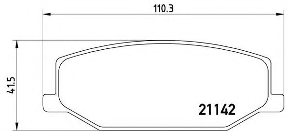 Гальмівні колодки дискові JAPANPARTS арт. P79001