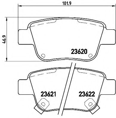 РљРѕРјРїР»РµРєС‚ РіР°Р»СЊРјС–РІРЅРёС… РєРѕР»РѕРґРѕРє Р· 4 С€С‚. РґРёСЃРєС–РІ TOYOTA арт. P83047