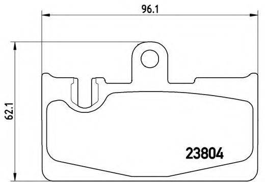 Гальмівні колодки дискові REMSA арт. P83059