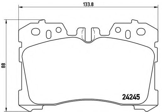 РљРѕРјРїР»РµРєС‚ РіР°Р»СЊРјС–РІРЅРёС… РєРѕР»РѕРґРѕРє Р· 4 С€С‚. РґРёСЃРєС–РІ BOSCH арт. P83075