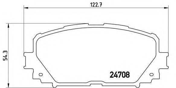 Гальмівні колодки дискові NISSHINBO арт. P83101