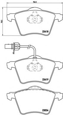 Гальмівні колодки дискові BOSCH арт. P85062