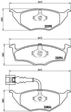 Гальмівні колодки дискові BOSCH арт. P85063