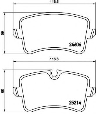 Гальмівні колодки дискові BOSCH арт. P85117