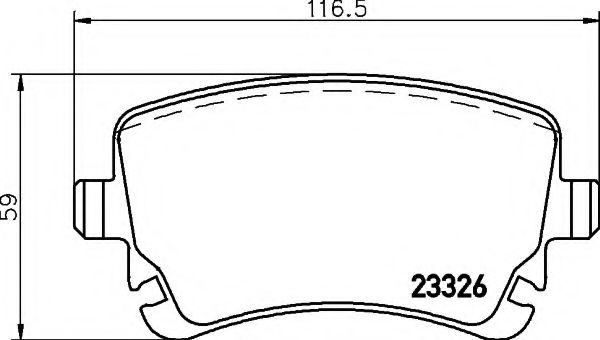 Гальмівні колодки дискові JURID арт. P85143