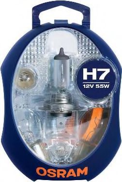 Лампа фарна (набір) H7 12V 55W PX26d (вир-во OSRAM) TEMPEST арт. CLKMH7