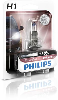 Автолампа H1 12V 55W P14,5s VisionPlus +60% (1 шт. в блістері) MAGNETIMARELLI арт. 12258VPB1