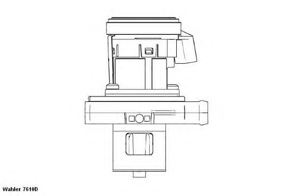 WAHLER DB Клапан рециркуляції ВГ (EGR) Sprinter 06-