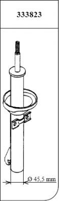 Амортизатор газомасляний JAPANPARTS арт. 333823