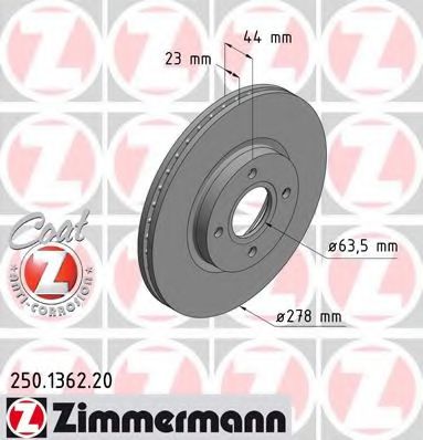 Гальмiвнi диски Coat Z переднi ABS арт. 250136220