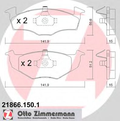 Гальмiвнi колодки дисковi MEYLE арт. 218661501