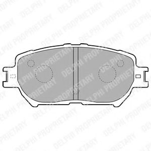 Гальмiвнi колодки дисковi BREMBO арт. LP1738