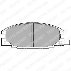 Гальмiвнi колодки дисковi BLUEPRINT арт. LP629