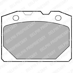 DELPHI LADA гальмів.колодки передн.ваз 2101-07 ABE арт. LP92