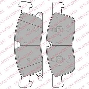 Комплект гальмівних колодок JAPANPARTS арт. LP2275