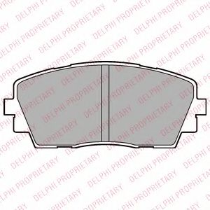 DELPHI KIA гальмівні колодки передн.Picanto 11- JAPANPARTS арт. LP2296