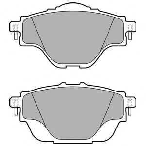 Комплект гальмівних колодок задн , DS DS 4 II, DS 7, DS 9 CITROEN C4 GRAND PICASSO II, C4 II, C4 PICASSO II, C4 SPACETOURER, C5 AIRCROSS, C5 X, GRAND C4 SPACETOURER 1.2-Electric 02.13-