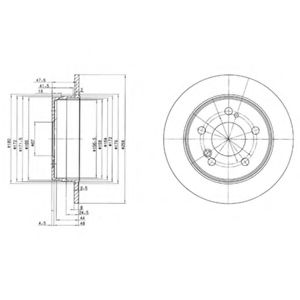 Гальмiвнi диски BREMBO арт. BG2291