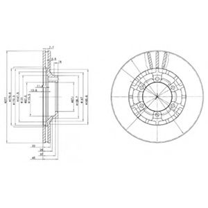 Гальмівний диск TOKO CARS арт. BG2561