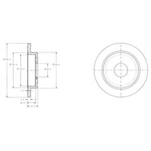 Гальмівний диск BREMBO арт. BG3112