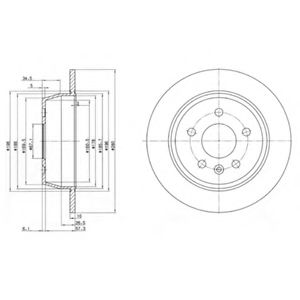 Гальмiвнi диски METELLI арт. BG3241