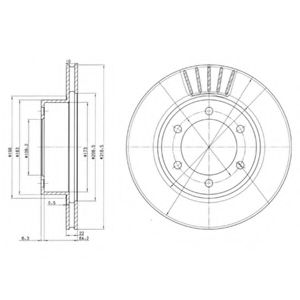 Гальмiвнi диски BLUEPRINT арт. BG3535