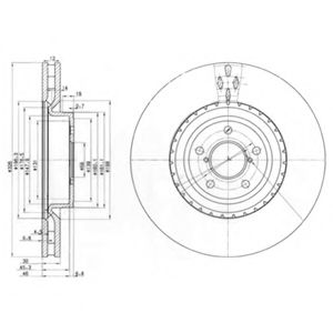 Гальмiвнi диски BOSCH арт. BG3818